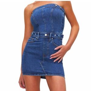 Good American - FIT FOR SUCCESS MINI TUBE DRESS Medium